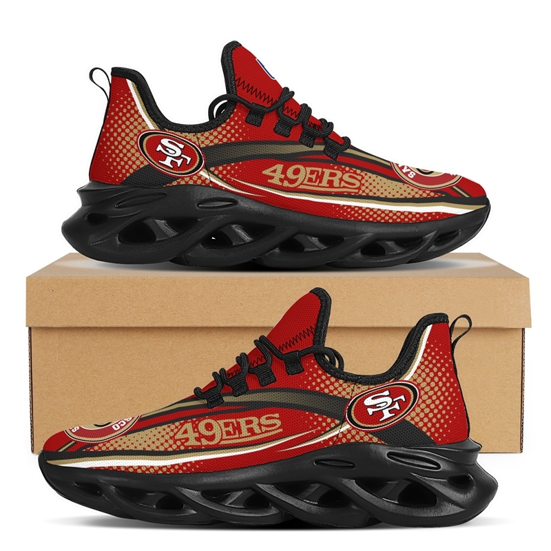 NFL Team San Francisco 49ers Fans Running Shoes Sports Sneakers #WW4488-1-F21B 7 1631853937586 0
