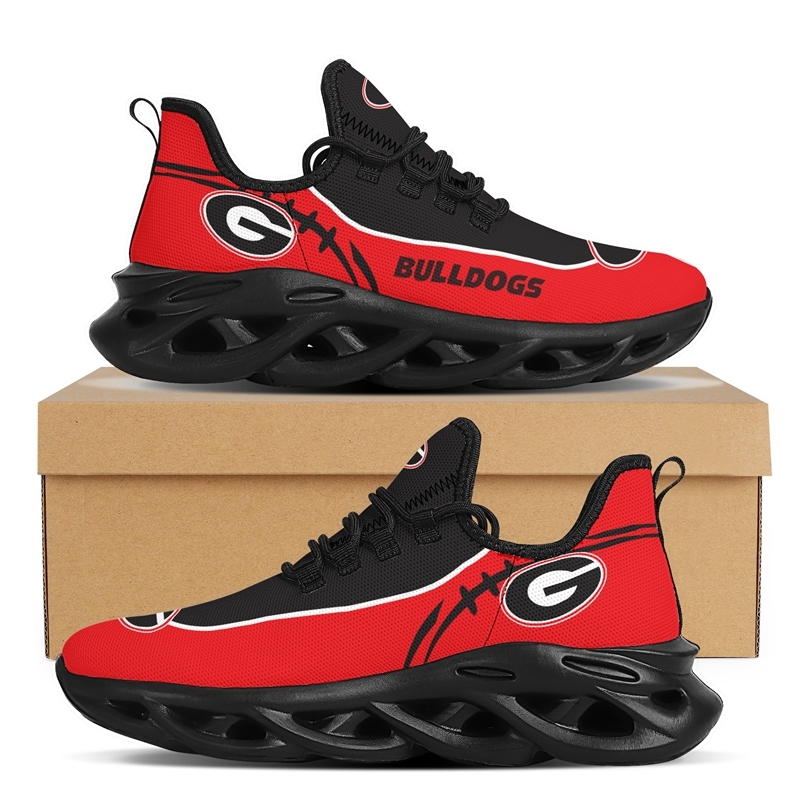 NCAA Team Georgia Bulldogs College Fans Running Shoes Sports Sneakers #WW4602-1F21B 7 1631859554165 0
