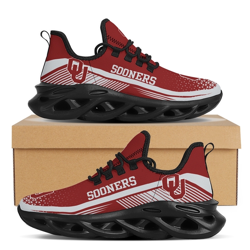 NCAA Team Oklahoma Sooners College Fans Running Shoes Sports Sneakers #WW4629F21B 7 1631861921686 0