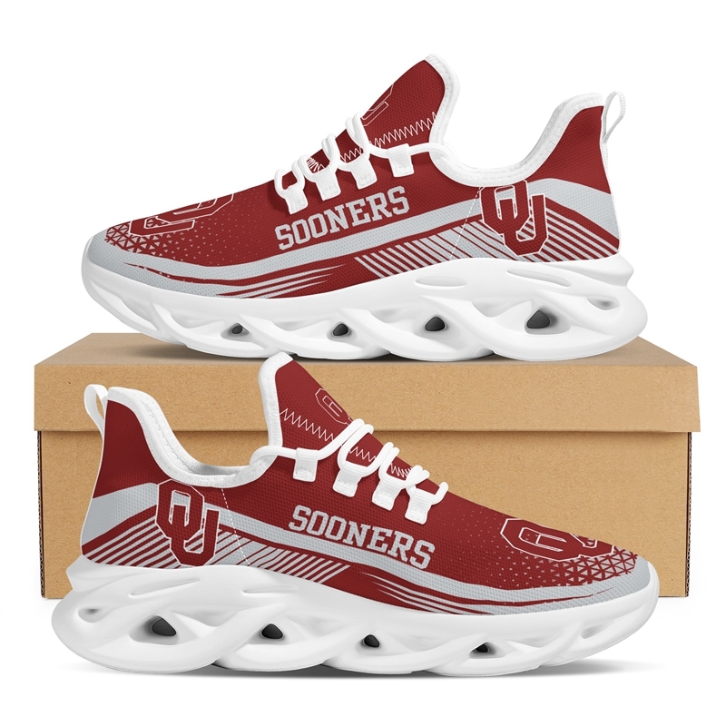 NCAA Team Oklahoma Sooners College Fans Running Shoes Sports Sneakers #WW4629F21W 7 1631862092235 0