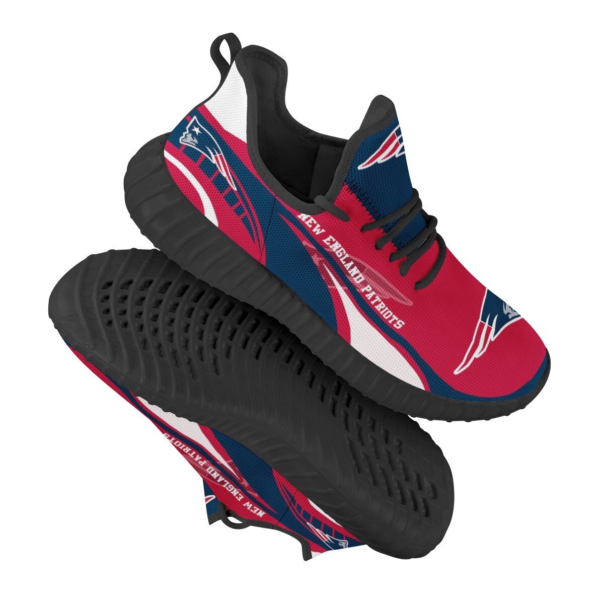 Customize NFL Team New England Patriots Fans Sport Sneakers Unisex Yeezy Shoes fx-n146-z66 8 1632747420560 0
