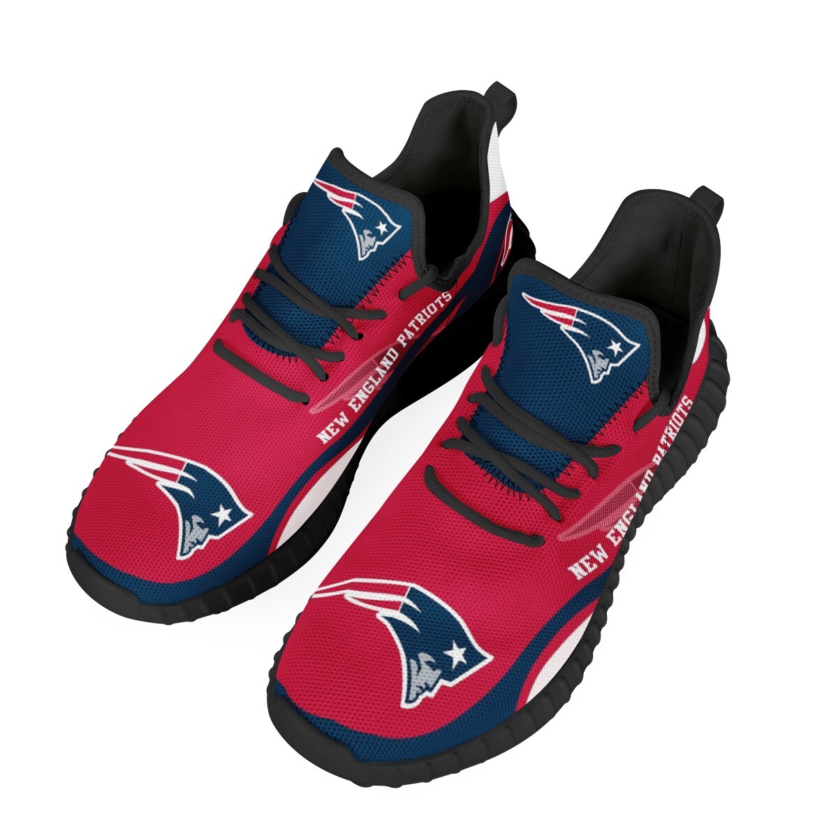Customize NFL Team New England Patriots Fans Sport Sneakers Unisex Yeezy Shoes fx-n146-z66 10 1632747420566 2