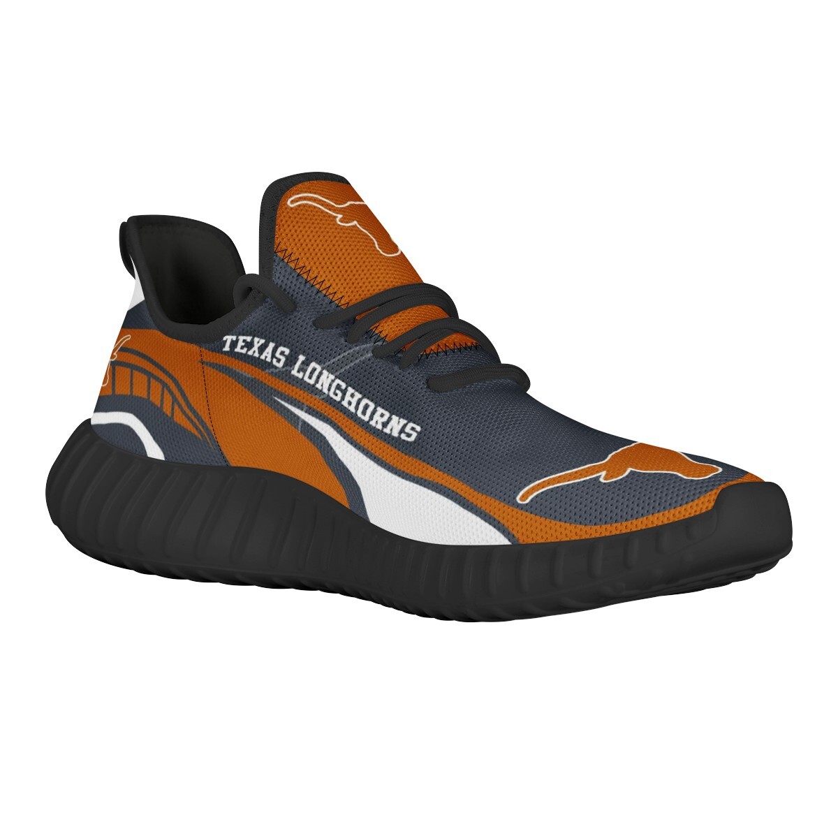 Customize NCAA Team Texas Longhorns Fans Sport Sneakers Unisex Yeezy Shoes fx-n258-z66 8 1632801034276 0