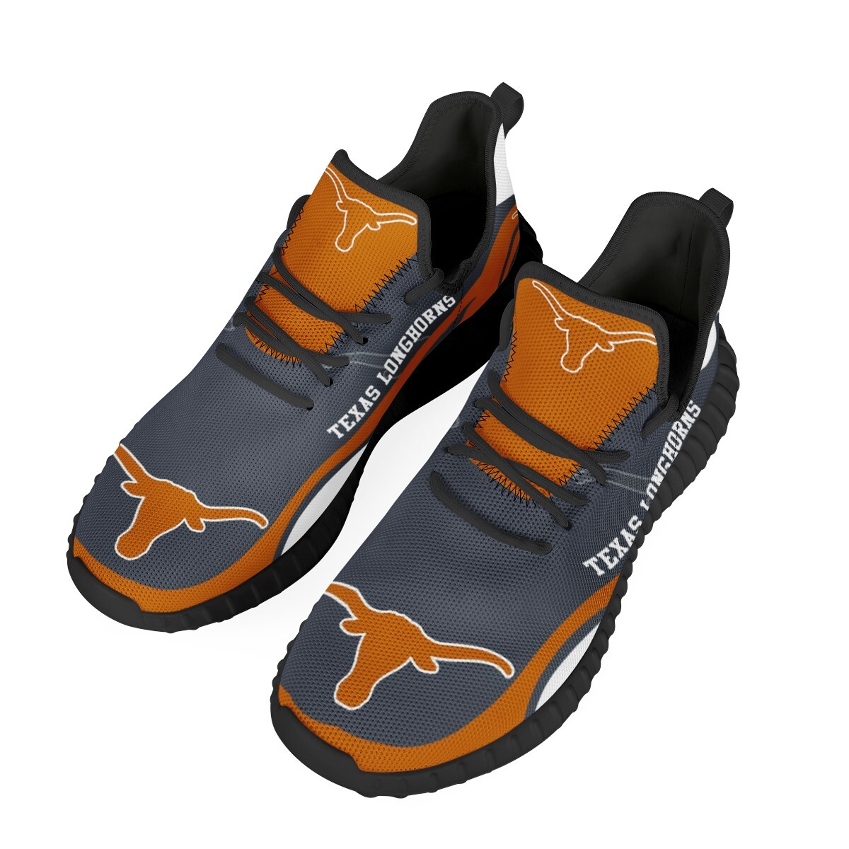 Customize NCAA Team Texas Longhorns Fans Sport Sneakers Unisex Yeezy Shoes fx-n258-z66 10 1632801034281 2