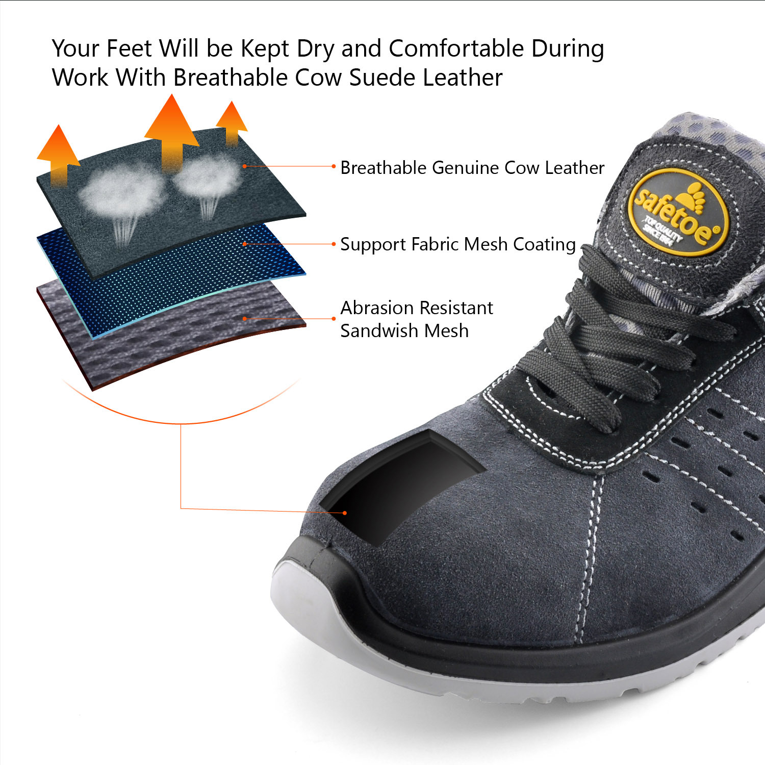 safetoe safety work shoes