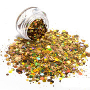 Holo Gold Chunky Mixes Glitter LBC200