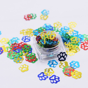 Paw Print Shaped Glitter Mixes