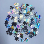 Rudder Shaped Glitter