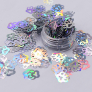 Paw Print Shaped Glitter