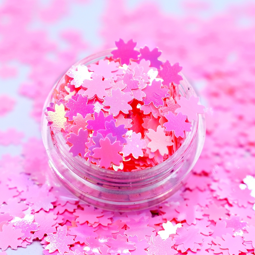 Cherry Blossom Shaped Glitter