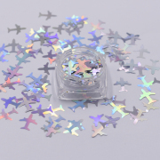 Airplane Shaped Glitter