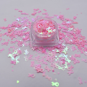 Cancer Ribbon Shaped Glitter