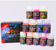 Set for Glow in the dark Glitter Powder