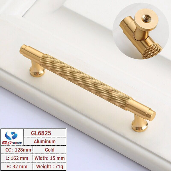 128mm kitchen profile handle 2pcs free shipping North European  Cupboard Pulls 128mm Knurled Brass Drawer Knobs Gold Kitchen Cabinet Handles Furniture Handle Hardware-in Cabinet Pulls from Home Improvement on Aliexpress.com | Alibaba Group  