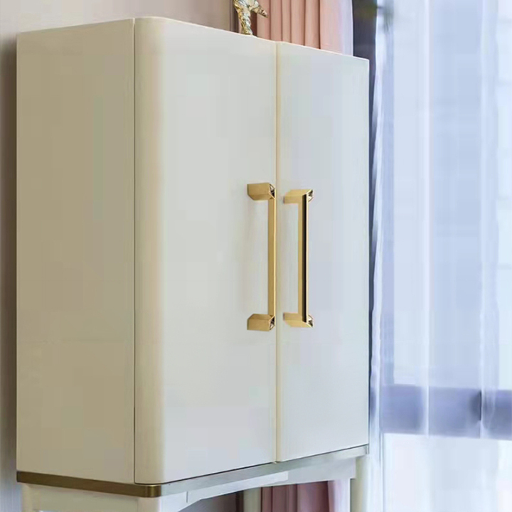 Luxury 128mm Gold Cabinet Pulls Dresser Knob