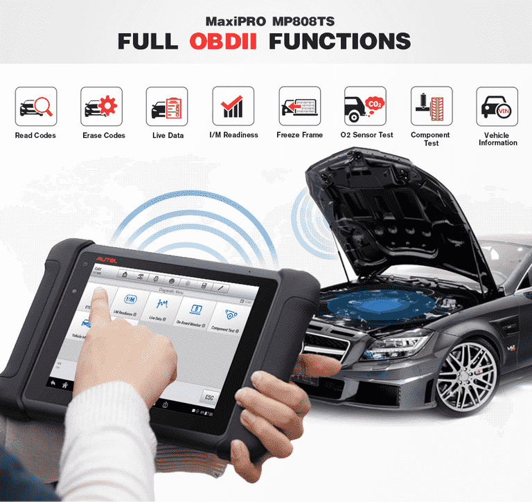 Genuine Autel MaxiPRO MP808TS Automotive Scanner Support Oil Reset/ DPF/ TPMS/ ABS/ SRS/ EPB Genuine Autel MaxiPRO MP808TS Automotive Scanner Support Oil Reset autel maxipro,autel mp808ts,maxipro mp808ts,mp808ts scanner