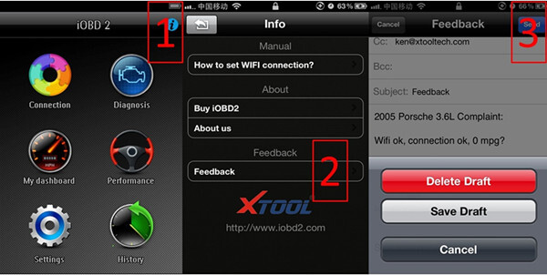 iOBD2 Bluetooth OBD2 EOBD Auto Scanner For iPhone/Android By Bluetooth  