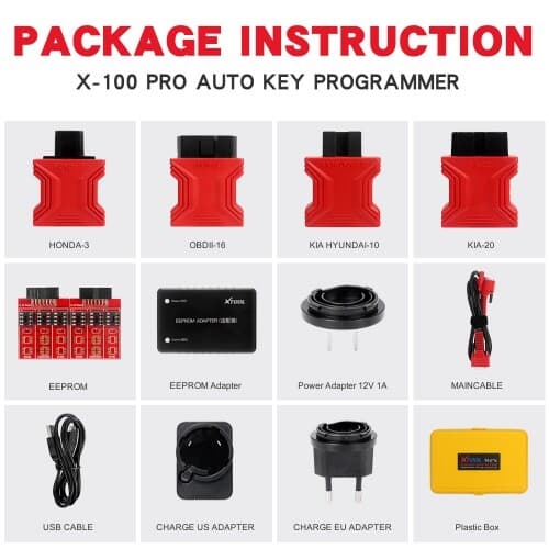 XTOOL X100 Pro2 Auto Key Programmer with EEPROM Adapter Support Mileage Adjustment XTOOL X100 Pro2 Auto Key Programmer with EEPROM Adapter Support Mileage Adjustment xtool,xtool key programmer,x100 pro2,x100 key programmer,xtool x100 pro2