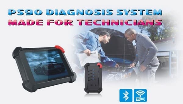 XTool PS90 Tablet Vehicle Diagnostic Tool Support Wifi and Special Function Free Update Online  
