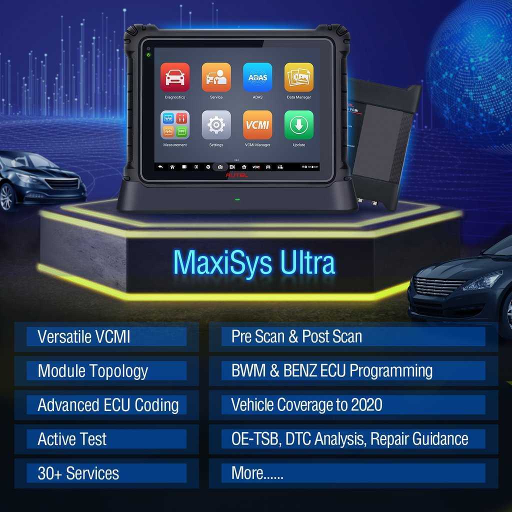 Autel MaxiSys Ultra Automotive Diagnostic Tablet With Advanced MaxiFlash VCMI Autel MaxiSys Ultra Automotive Diagnostic Tablet With Advanced MaxiFlash VCMI autel maxisys,autel ultra,maxisys ultra automotive tablet,autel automotive tablet,oscilloscope integrated scan