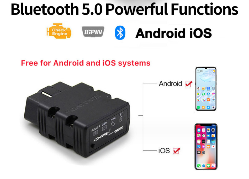 KONNWEI KW902 Bluetooth 5.0 ELM327 V1.5 OBDII Code Reader Auto Scanner OBD2 Diagnostic Tool For IOS Android KONNWEI KW902 Bluetooth 5.0 ELM327 V1.5 OBDII Code Reader Auto Scanner OBD2 Diagnostic Tool For IOS Android konnwei,kw902,bluetooth code reader,elm327 tool,elm327 reader,kw902 code reader,konnwei diagnostic tool