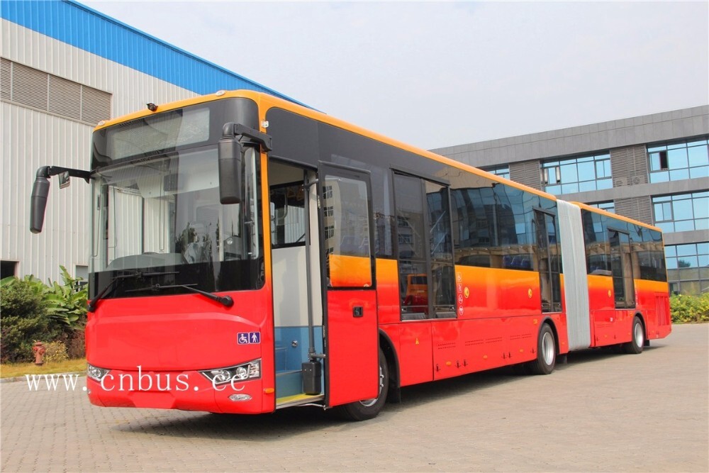 18m brt articulated city bus.