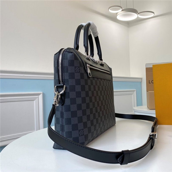 Louis Vuitton Porte Documents Jour Damier Cobalt Bag