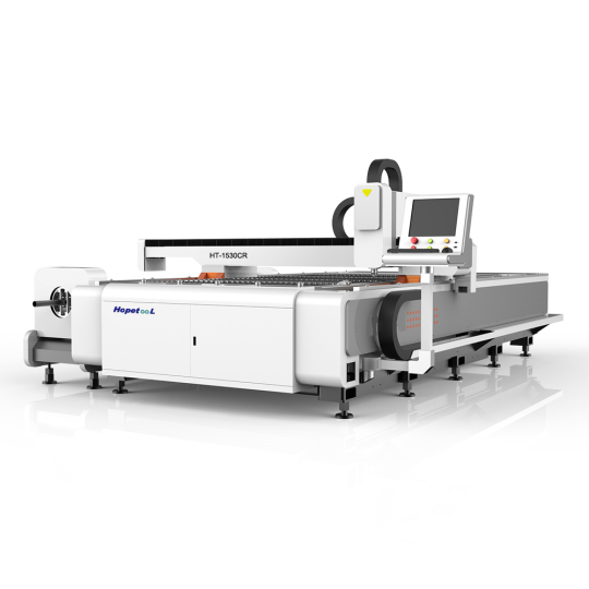 Multifunctional metal sheet and pipe fiber laser cutting machine(HT-1530CR) Multifunctional metal sheet and pipe fiber laser cutting machine(HT-1530CR) pipe laser cutting machine,sheet metal laser cutting machine