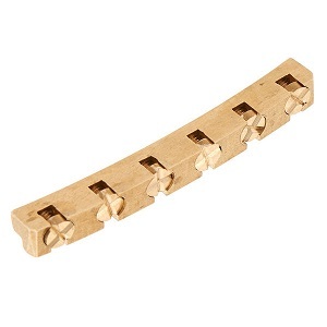 42mm Guitar Nut - Height Curved Adjustable  Brass Nuts for Strat Tele ST TL style Electric Guitar