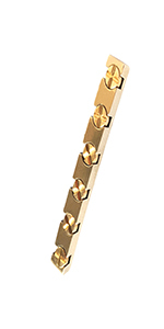 Guyker 42mm Guitar Adjustable Bell Brass Curved Nut for Strat Tele style Guitar