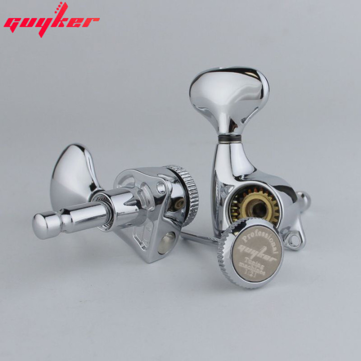 Guyker Guitar Machine Heads 121 Rear Locking Tuners Guitar Tuning Pegs Tuners For St Tl Sg