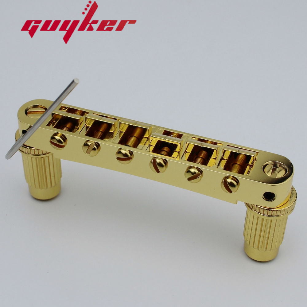 GUYKER Guitar Stop Bar Tailpiece with Anchors And Studs for LP SG Guitars