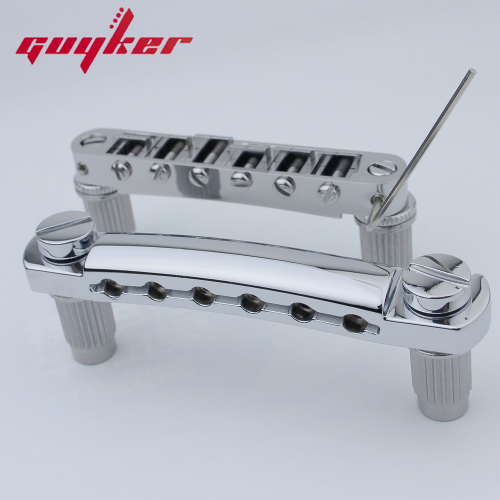 TuneOMatic LP SG Electric Guitar Bridge +Guitar Stop Bar Tailpiece with Anchors And Studs for