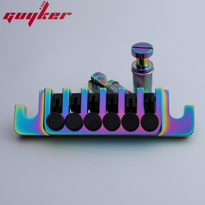 Guyker Guitar Bridge Tailpiece Vintage TP 6 70's Bridges With Studs For LP 6 String Electric