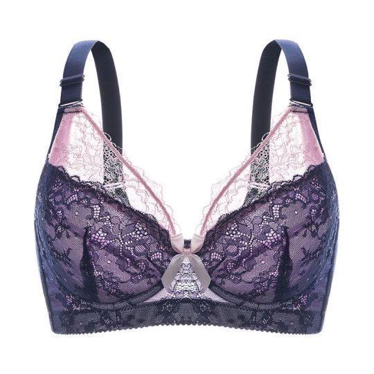 Lace underwire push up soft cup plus size bras wholesale 34B-46E