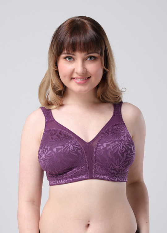 Full coverage Non Padded Plus size bra C-G cups