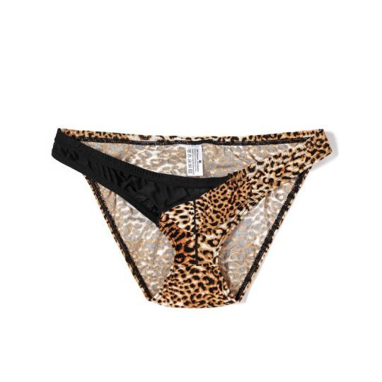 Men's leopard thongs brifes underwear HYH#B203