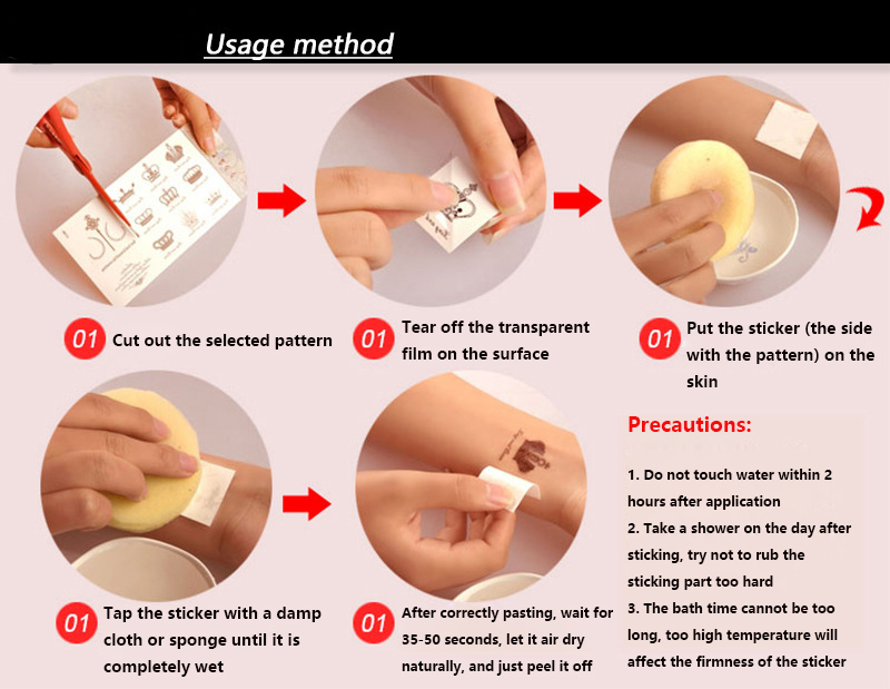 Waterproof Temporary Totem Tattoo Sticker Can Be Kept For 5-7 days #TBS-8130-8169 Waterproof Temporary Totem Tattoo Sticker
