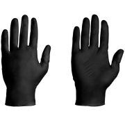100Pcs 50Pairs Disposable Tattoo Latex Black Gloves For Tattoo Gun Needle Ink Tips Grips Kits
