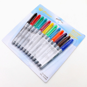 Anself Tattoo Pen 12 Colors Waterproof Plastic Tattoo Transfer Skin Marker Colorful Permanent Pen