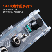 Acrylic Tattoo Power Supply Transparent Spuare For Tattoo Machines