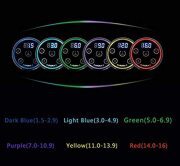 Yaba Tattoo Supply Upgraded Aurora II Power Supply 2Nd Gen Colorful Voltage Fits All Tattoo Machine,Black