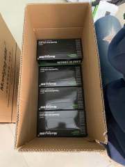 100Pcs 50Pairs Disposable Tattoo Latex Black Gloves For Tattoo Gun Needle Ink Tips Grips Kits