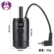Newest Arrival Rechargeable Battery Cartridge Tattoo Grip Adjustable Tube for RCA Tattoo Machine