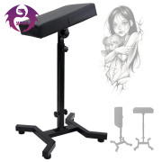 Yaba Tattoo Armrest Stand, Adjustable Tattoo Arm Rest for Studio Salon Tattoo with Leather Sponge Pad Arm Leg Rest