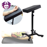 Yaba Tattoo Armrest Stand, Adjustable Tattoo Arm Rest for Studio Salon Tattoo with Leather Sponge Pad Arm Leg Rest