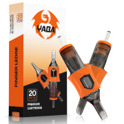 Newest Yaba Tattoo Needles Cartridges with Membrane Professional Disposable Finger Ledge Cartridges 20Pcs/Box