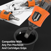 Newest Yaba Tattoo Needles Cartridges with Membrane Professional Disposable Finger Ledge Cartridges 20Pcs/Box