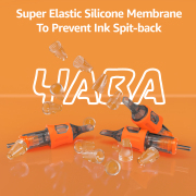 Newest Yaba Tattoo Needles Cartridges with Membrane Professional Disposable Finger Ledge Cartridges 20Pcs/Box