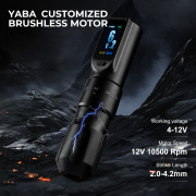YABA Tattoo Newest Touch Screen Wireless Pen Machine Tattoo Rotary Pen Set Wholesale